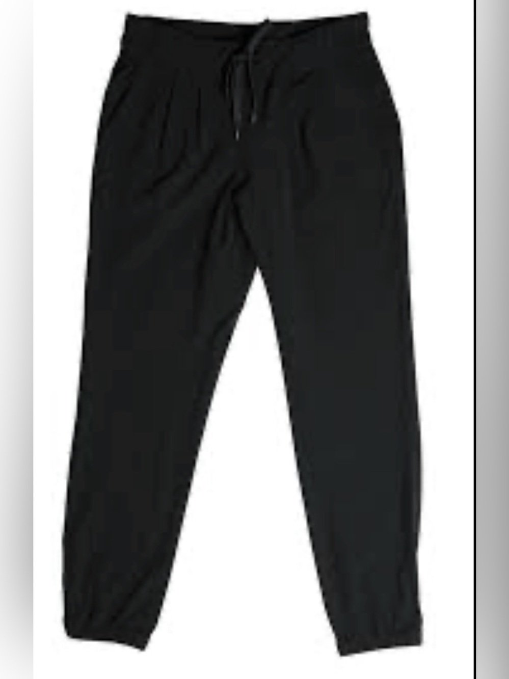 Kavu Bucerias Cinch Bottom black Pants XS Extra-Small Drawstring Joggers EUC
